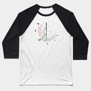 Violin Music Notes Baseball T-Shirt